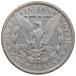 USA, Morgan Dollar 1884, Carson City - vzácný