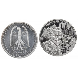 Holandsko a Nemecko, sada mincí