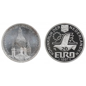Holandsko a Nemecko, sada mincí
