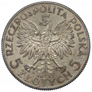 II Republic of Poland, 5 zloty 1933 Polonia