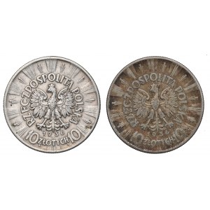 II RP, Zestaw 10 złotych 1936 Piłsudski