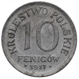 Polské království, 10 fenig 1917