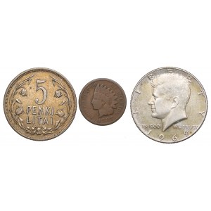 Litwa i USA, Zestaw monet