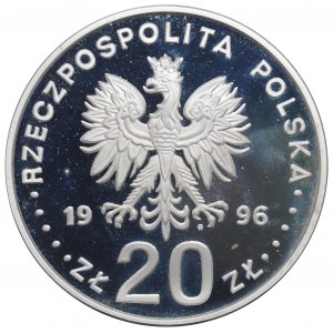 Die Dritte Republik, 20 polnische Zloty 1996 - Das Millennium von Gdańsk