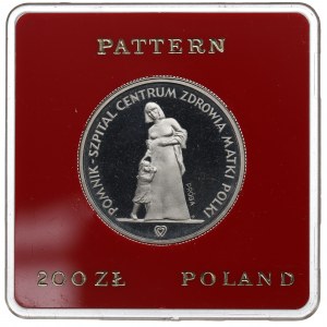 Poľská ľudová republika, 200 zlotých 1985 Zdravotné stredisko Pamätník poľskej matky - súdny proces