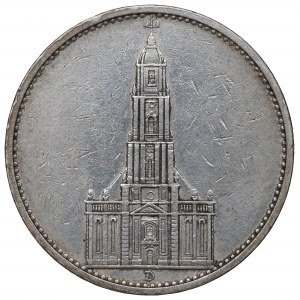 Německo, Třetí říše, 5 Marks 1935 Katedrála