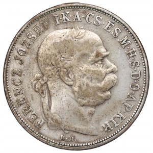 Maďarsko, František Josef, 5 korun 1900