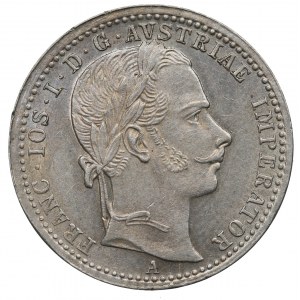 Austria, Franz Joseph, 1/4 florin 1862