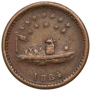 Občanská válka, námořní žeton 1864