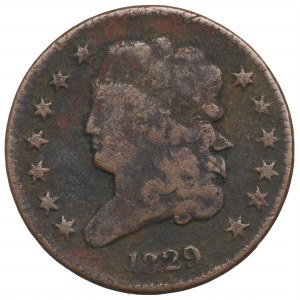 USA, half cent 1829