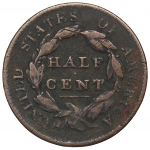 USA, halber Cent 1829