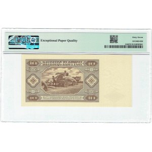 PRL, 10 złotych 1948 AY - PMG 67EPQ