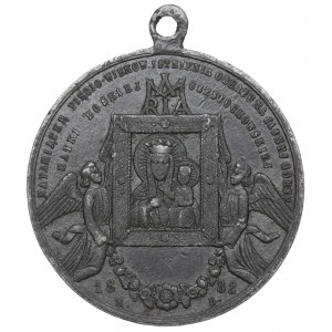 Polska, Medal pamiątka 500 lat obrazu Jasnogórskiego 1882