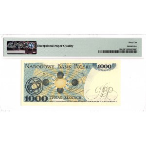 PRL, 1000 złotych 1982 GL - PMG 65EPQ