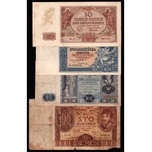 II RP i GG, Zestaw banknotów