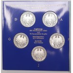 Nemecko, mincovňa 10 mariek 1998