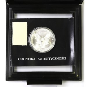USA, Dolar 1986 - uncja srebra