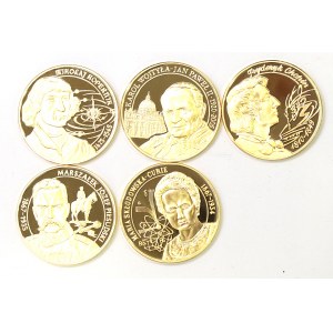 Sada medailí Velkých Poláků (5 kusů)