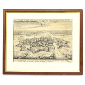 Panorama von Elblag während der schwedischen Belagerung von 1626, Matthäus MERIAN