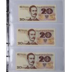 PRL i III RP, Klaser banknotów (27 egz)