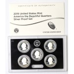 USA, sada mincoven The Beautiful Quarters Silver Proof 2015