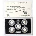 USA, Sada mincovne the Beautiful Quarters Silver Proof 2015