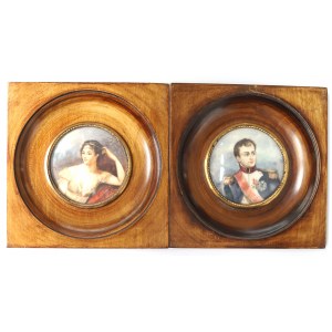 Francúzsko, Pár medailónov Napoleon a Josephine