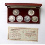ZSSR, pamätná zbierka rubľov (74 kusov)