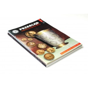 Zestaw czasopism i katalog - w tym Przegląd Numizmatyczny