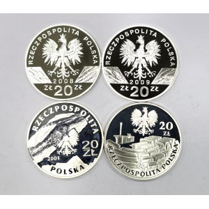 III RP, Zestaw 20 złotych 2001-09
