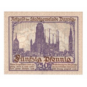 Gdansk, 50 fenig 1919