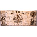Ungarn (Finanzministerium im Exil Philadelphia), 1 Forint 1852