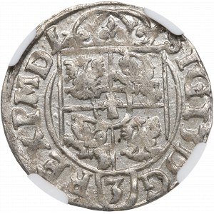 Zikmund III Vasa, polopostava 1617, Bydgoszcz - Sas in oval/P M D L NGC MS63