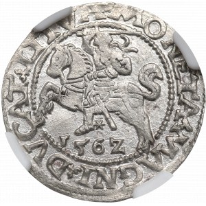 Sigismund II Augustus, Halfgroat 1562, Vilnius - NGC MS62