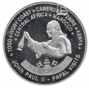 Uganda, 2000 szylingów 2006 - Jan Paweł II