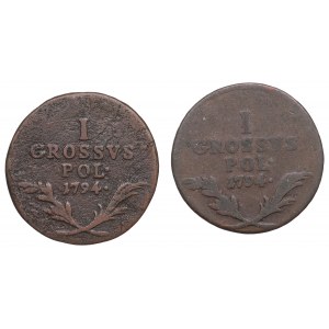 Galizien und Lodomerien, Satz zu 1 Pfennig 1794
