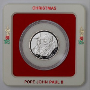 Volksrepublik Polen, 10.000 Zloty 1988 Johannes Paul II, Das dünne Kreuz