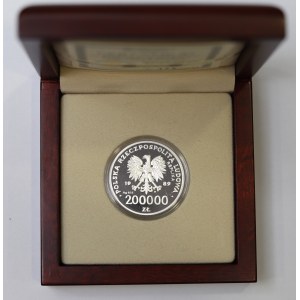 Polsko, replika mince 200.000 1989 Jan Paweł II