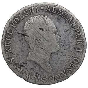 Kingdom of Poland, Alexander I, 1 zloty 1818 IB