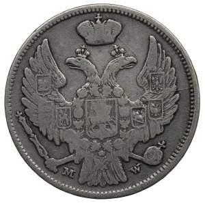 Russische Teilung, Nikolaus I., 15 Kopeken=1 Zloty 1837