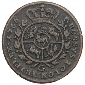 Stanislaus Augustus, 3 groschen 1766 G