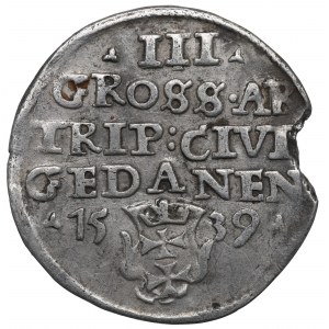 Zikmund I. Starý, Trojak 1539, Gdaňsk
