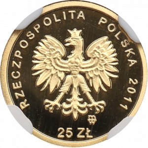 III RP, 25 złotych 2011, Beatyfikacja Jana Pawła II - NGC PF69 Ultra Cameo