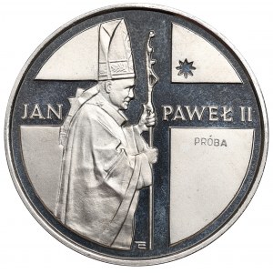 Volksrepublik Polen, 10.000 Zloty 1989 Johannes Paul II - Muster
