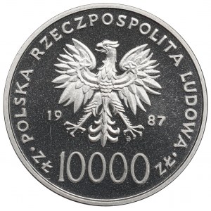Poľská ľudová republika, 10 000 zlotých 1987 Ján Pavol II - Ukážka