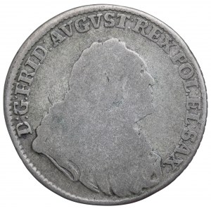 Germany, Saxony, Friedrich August II, 1/6 thaler 1763