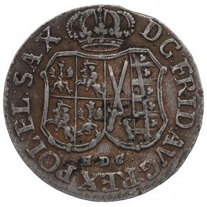 Germany, Saxony, Friedrich August II, 1/12 thaler 1763