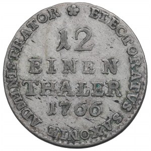 Saksonia, Ksawery, 1/12 talara 1766
