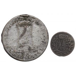 August III Sas, Zestaw monet zdawkowych
