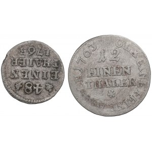 Augustus III Sas, Sada mincí s průkazem